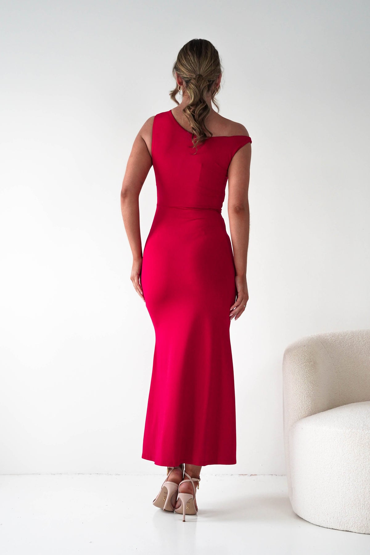 Perry Sculpting Bodycon Maxi Dress | Red-Oh Hello Clothing