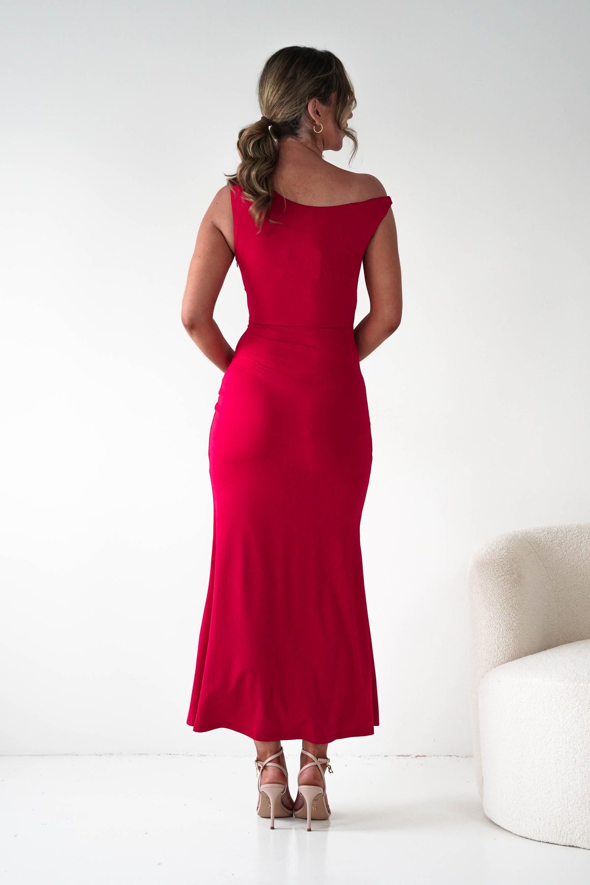 Perry Sculpting Bodycon Maxi Dress | Red-Oh Hello Clothing