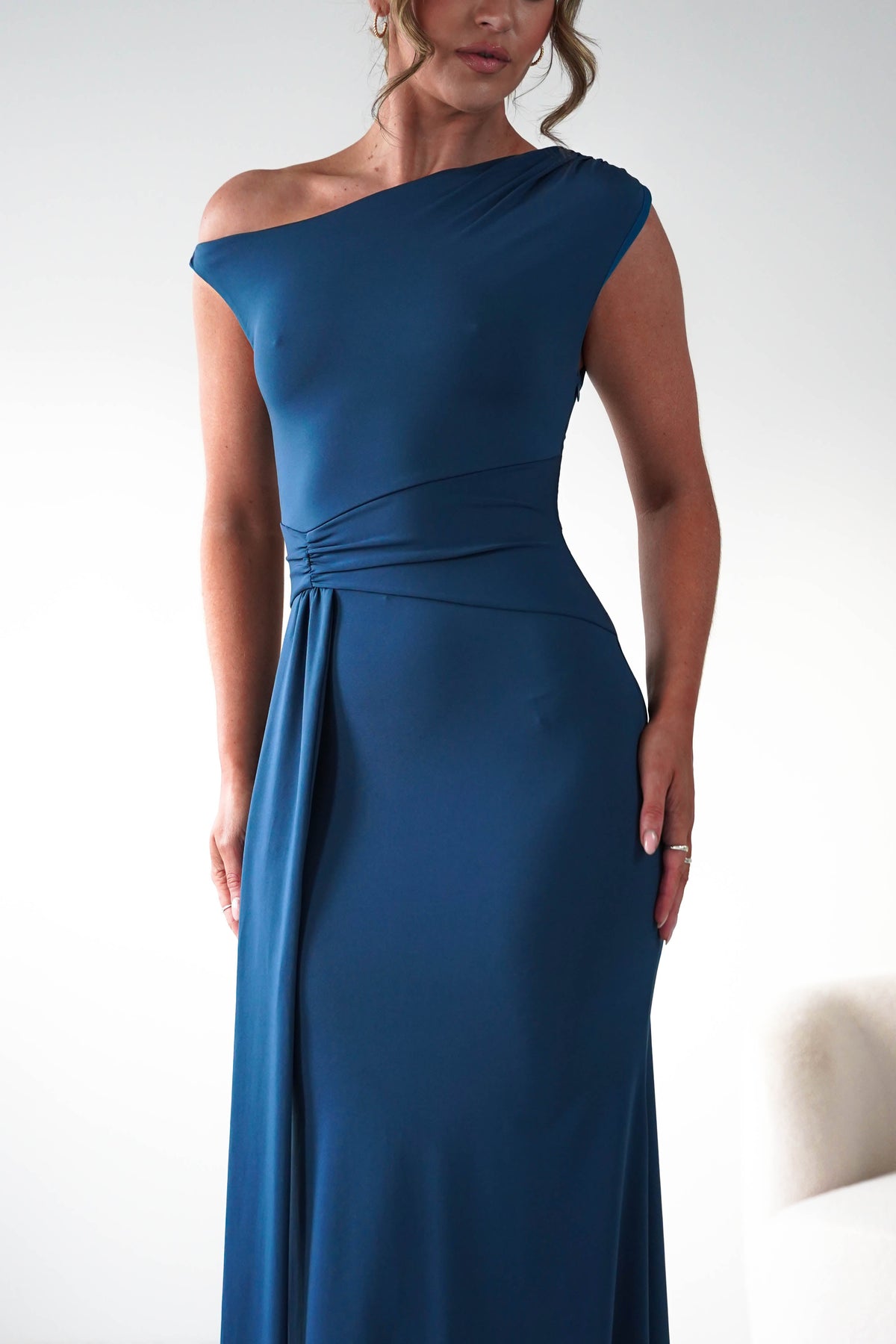 Perry Sculpting Bodycon Maxi Dress | Teal-Oh Hello Clothing