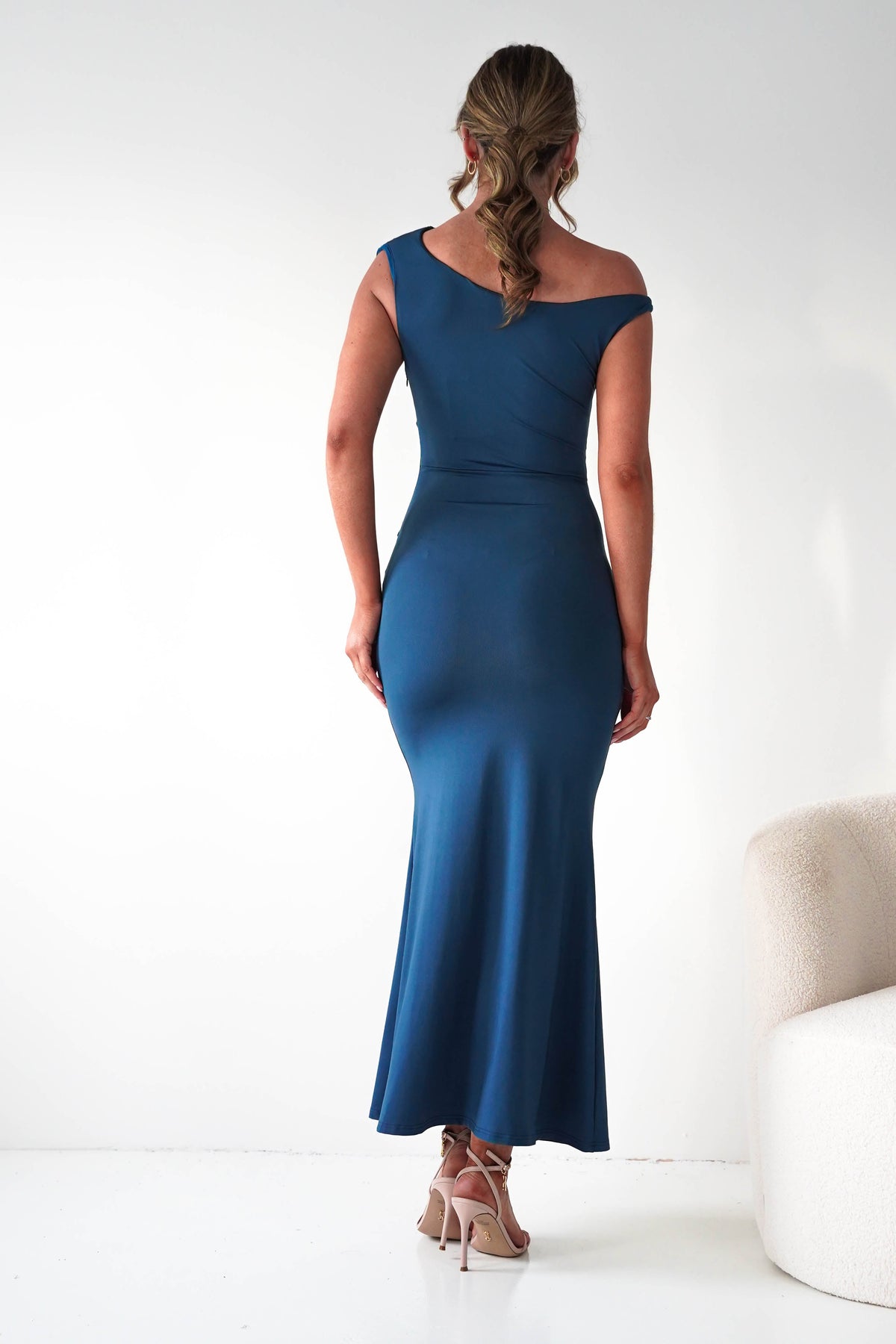 Perry Sculpting Bodycon Maxi Dress | Teal-Oh Hello Clothing