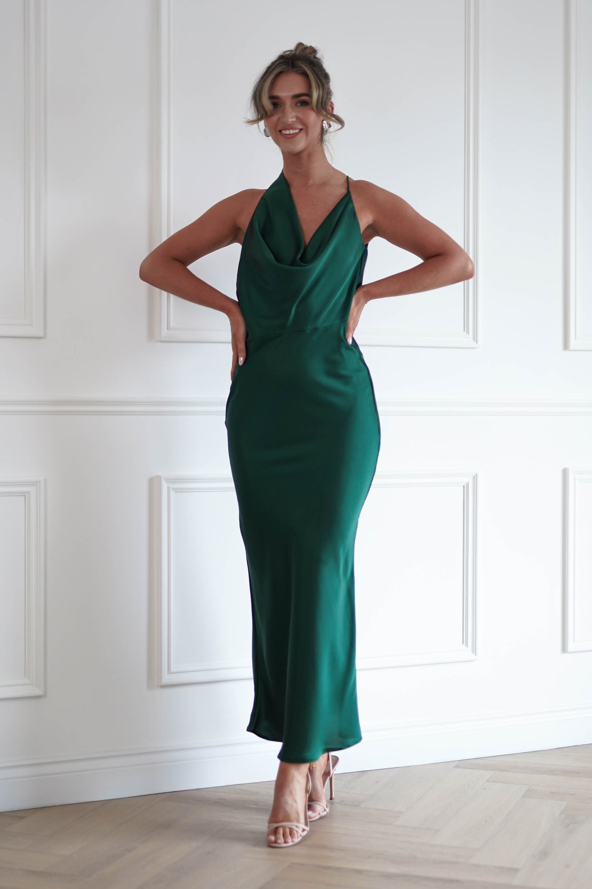 Oh Hello Clothing Women > Clothing > Dresses Polina Backless Maxi Dress | Green