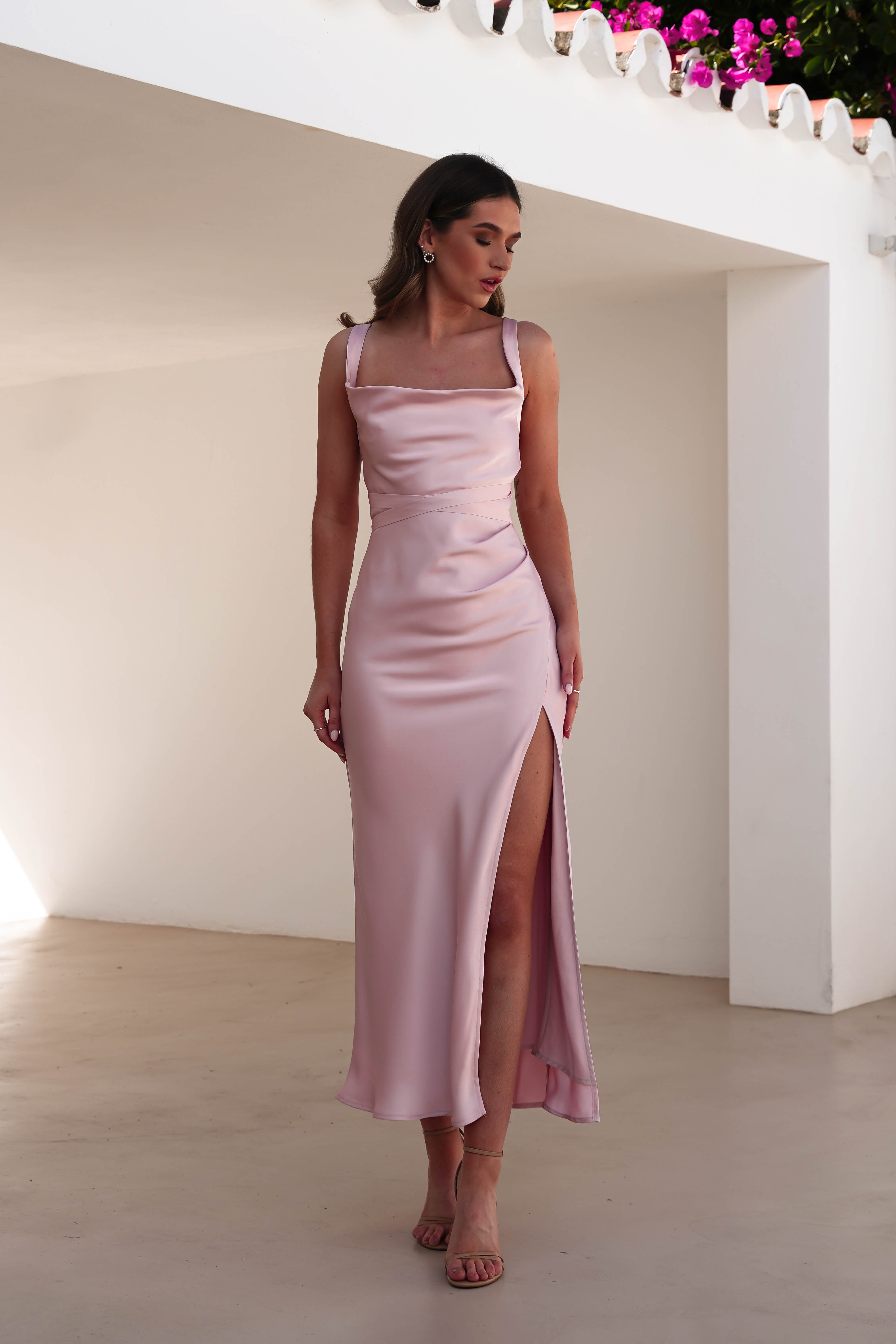 Pink Bridesmaid Dress