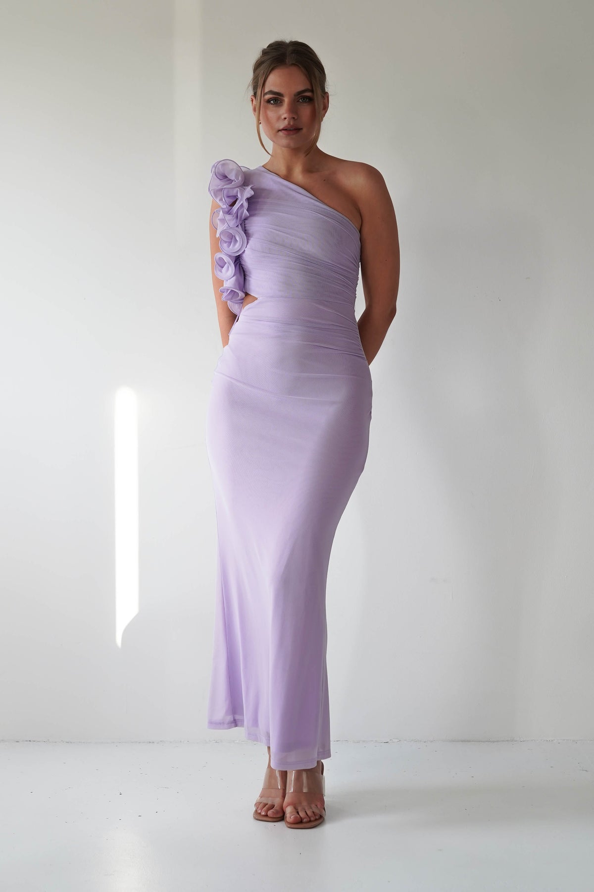 Sydney Bodycon Maxi Dress | Lilac-Oh Hello Clothing