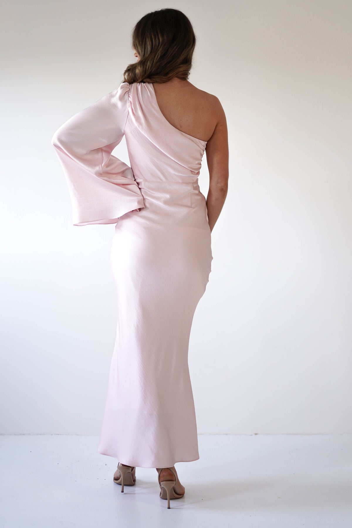 Sylvana Silky Maxi Dress | Pink-Oh Hello Clothing