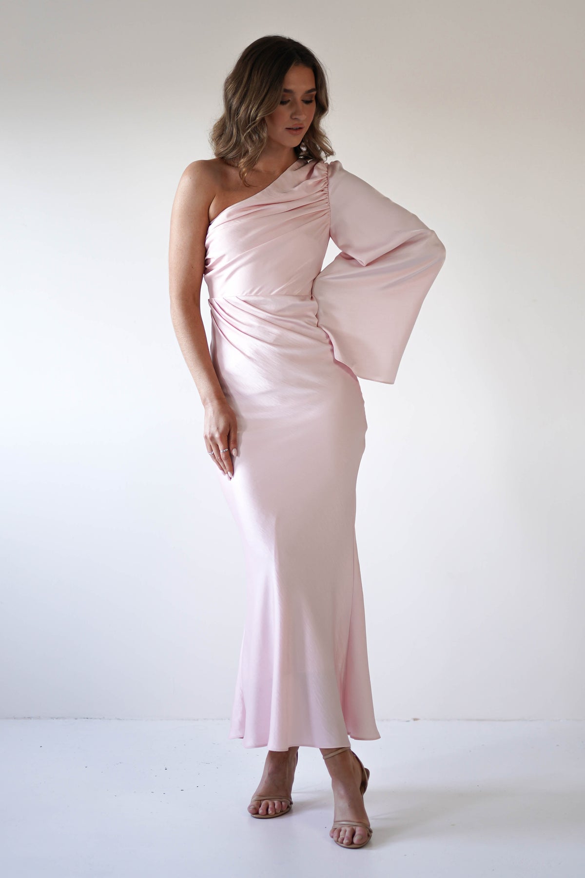 Sylvana Silky Maxi Dress | Pink-Oh Hello Clothing