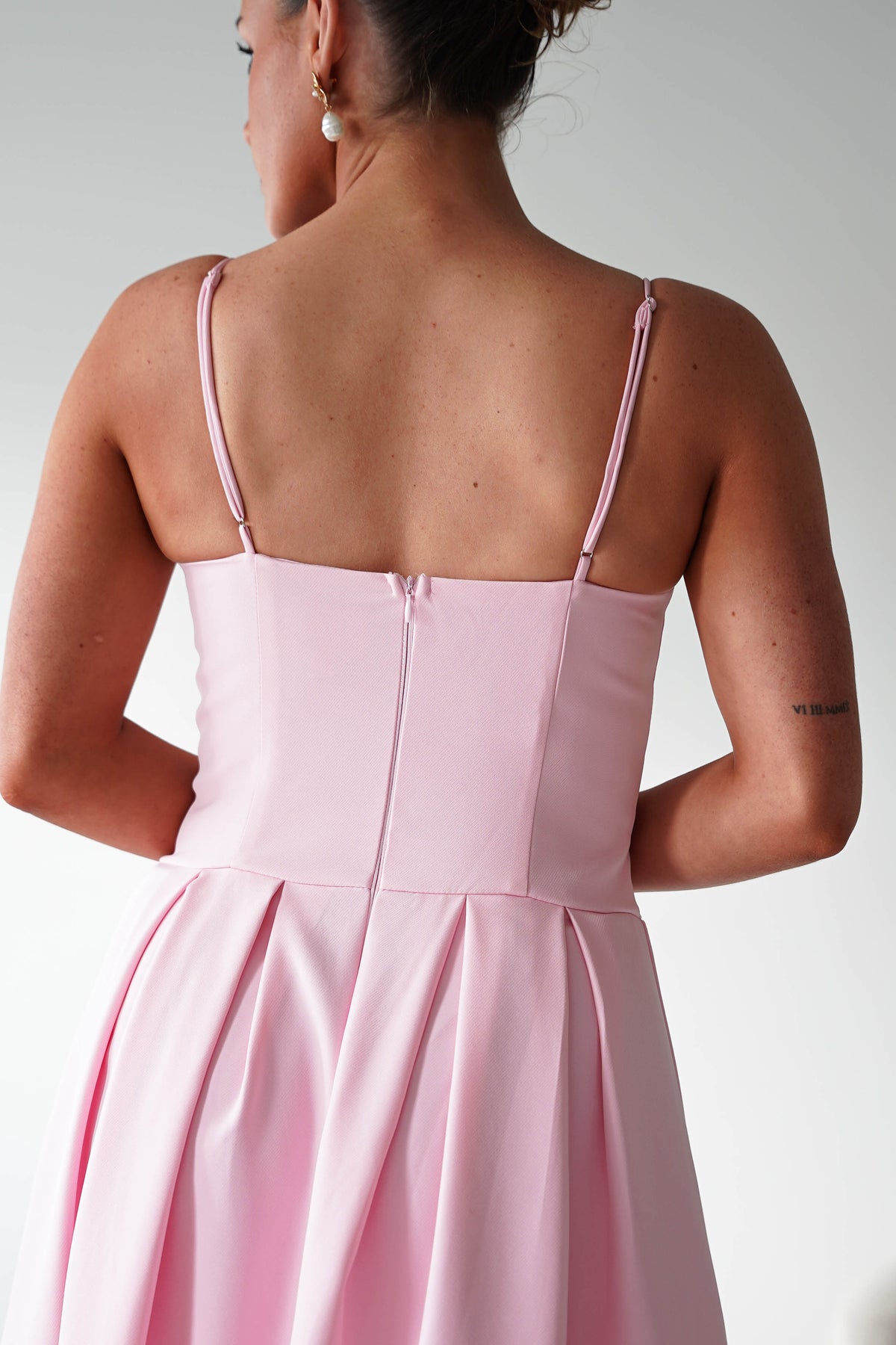 Tully Sweetheart Corset Midaxi Dress | Pink-Oh Hello Clothing
