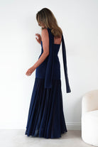 Oh Hello Clothing Women > Clothing > Dresses Amora Strapless Structured Maxi Dress | Navy