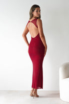 Billini Bodycon Backless Maxi Dress Red | Wedding Guest Dress | Backless | Bodycon | Oh Hello Clothing