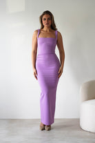 Brooke Square Neck Maxi Dress Lilac | Wedding Guest Dress | Square Neck | Maxi | Oh Hello Clothing