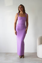 Brooke Square Neck Maxi Dress Lilac | Wedding Guest Dress | Square Neck | Maxi | Oh Hello Clothing