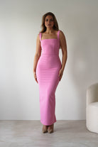 Brooke Square Neck Maxi Dress Pink | Wedding Guest Dress | Square Neck | Maxi | Oh Hello Clothing