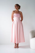 Oh Hello Clothing Women > Clothing > Dresses Daphne Embroidered Floral Midaxi Dress | Pink