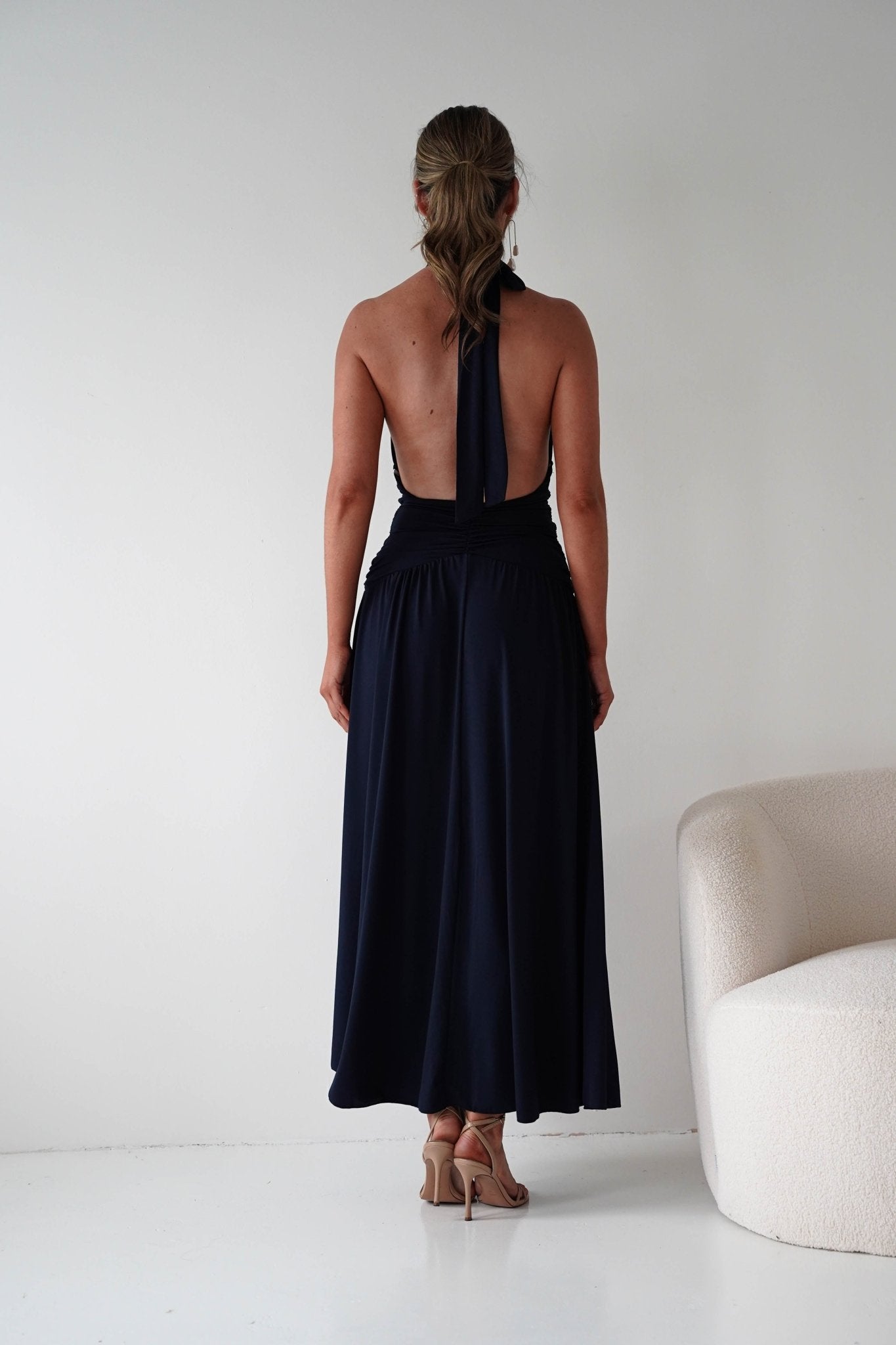 Denise Halternack Maxi Dress | Navy | Wedding Guest Dresses | Oh Hello Clothing