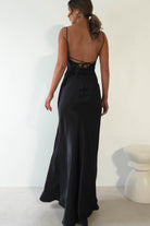 Celinee Satin Maxi Gown | Black | Debs & Prom | Formal Gown | Oh Hello Clothing