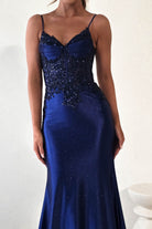 Eternity Glitter Bodycon Gown | Midnight Blue | Debs & Prom | Formal Gown | Oh Hello Clothing