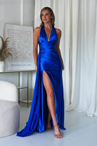 Daniella Halterneck Gown | Royal Blue | Debs & Prom | Formal Gown | Oh Hello Clothing