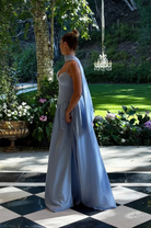 Oh Hello Clothing Dresses > Prom Dresses * DONE - Felicity Lace Up Corset Maxi Dress | Blue