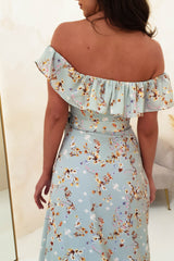 Senya Floral Maxi Dress | Sage Print