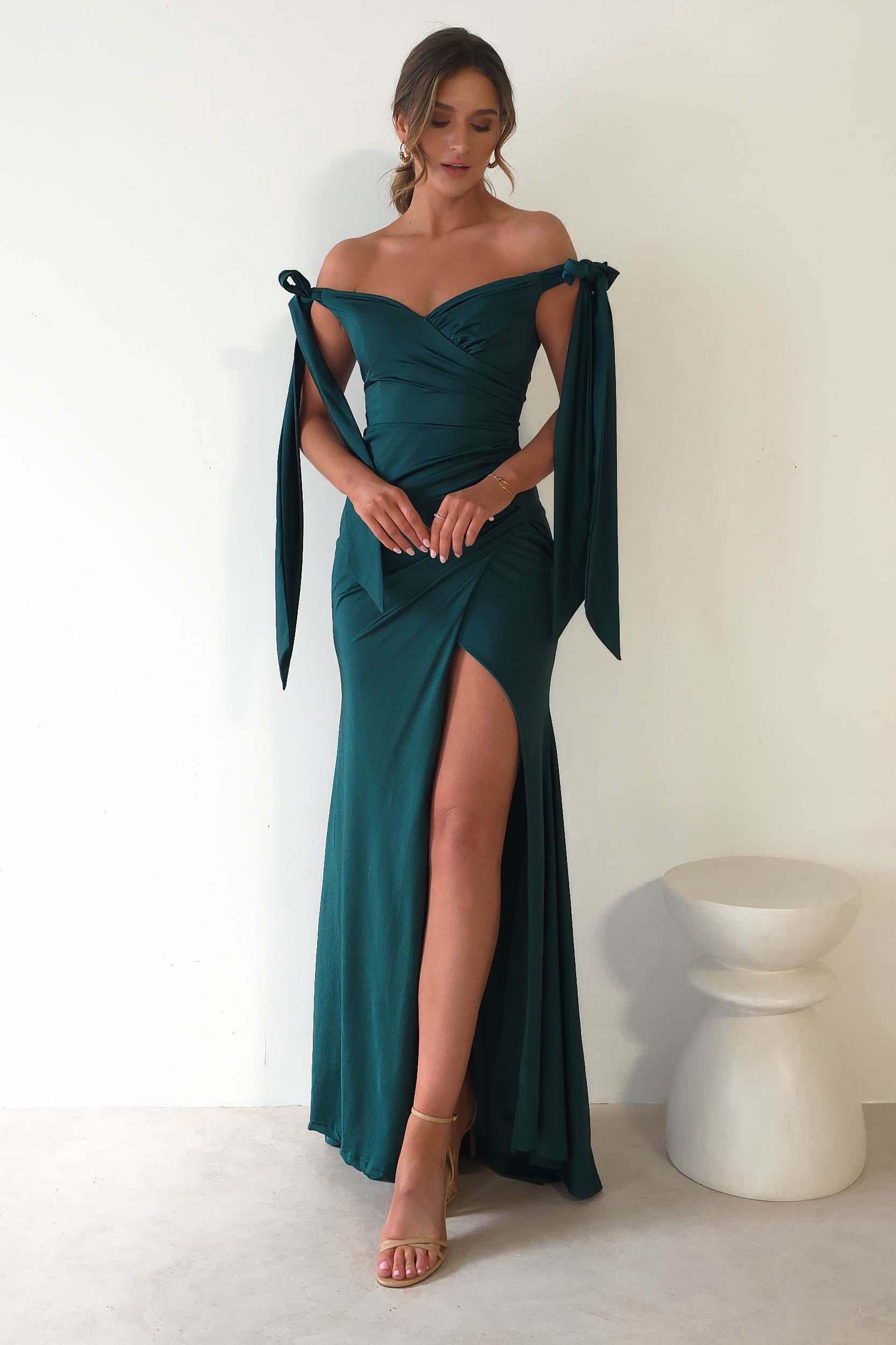 Helga Bodycon Gown | Emerald Green