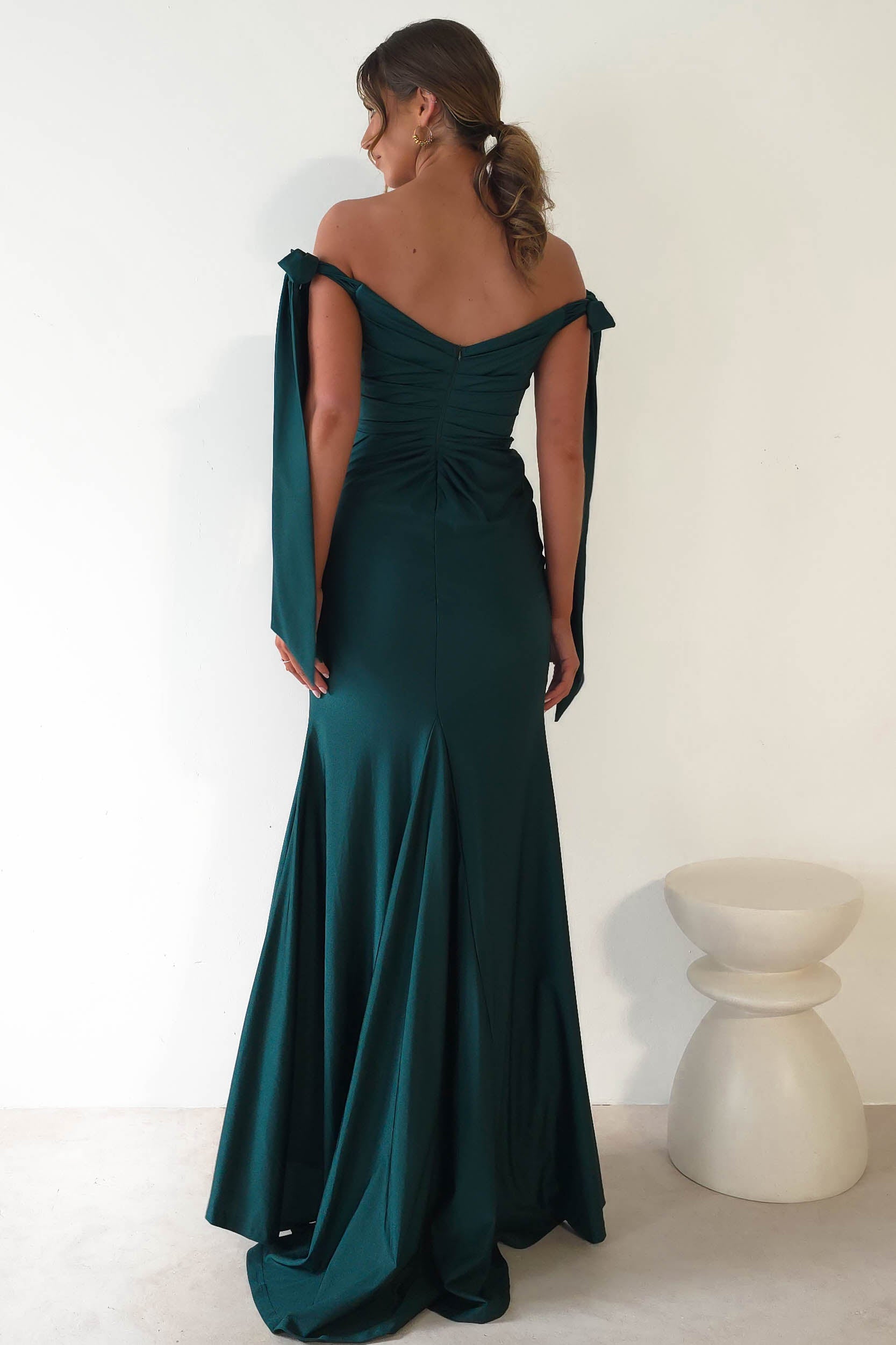 Helga Bodycon Gown | Emerald Green