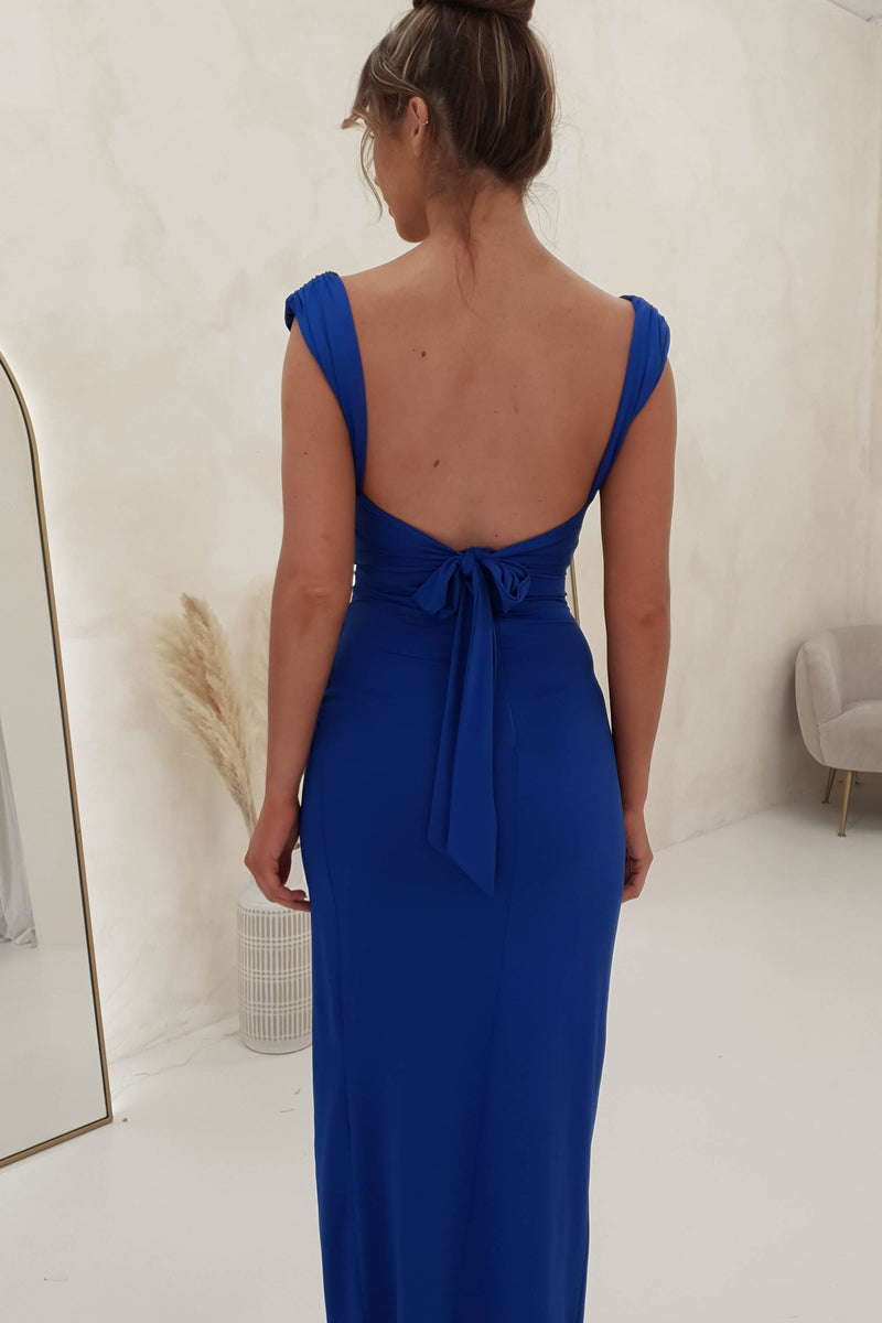 Laurelle Bodycon Midaxi Dress | Cobalt Blue