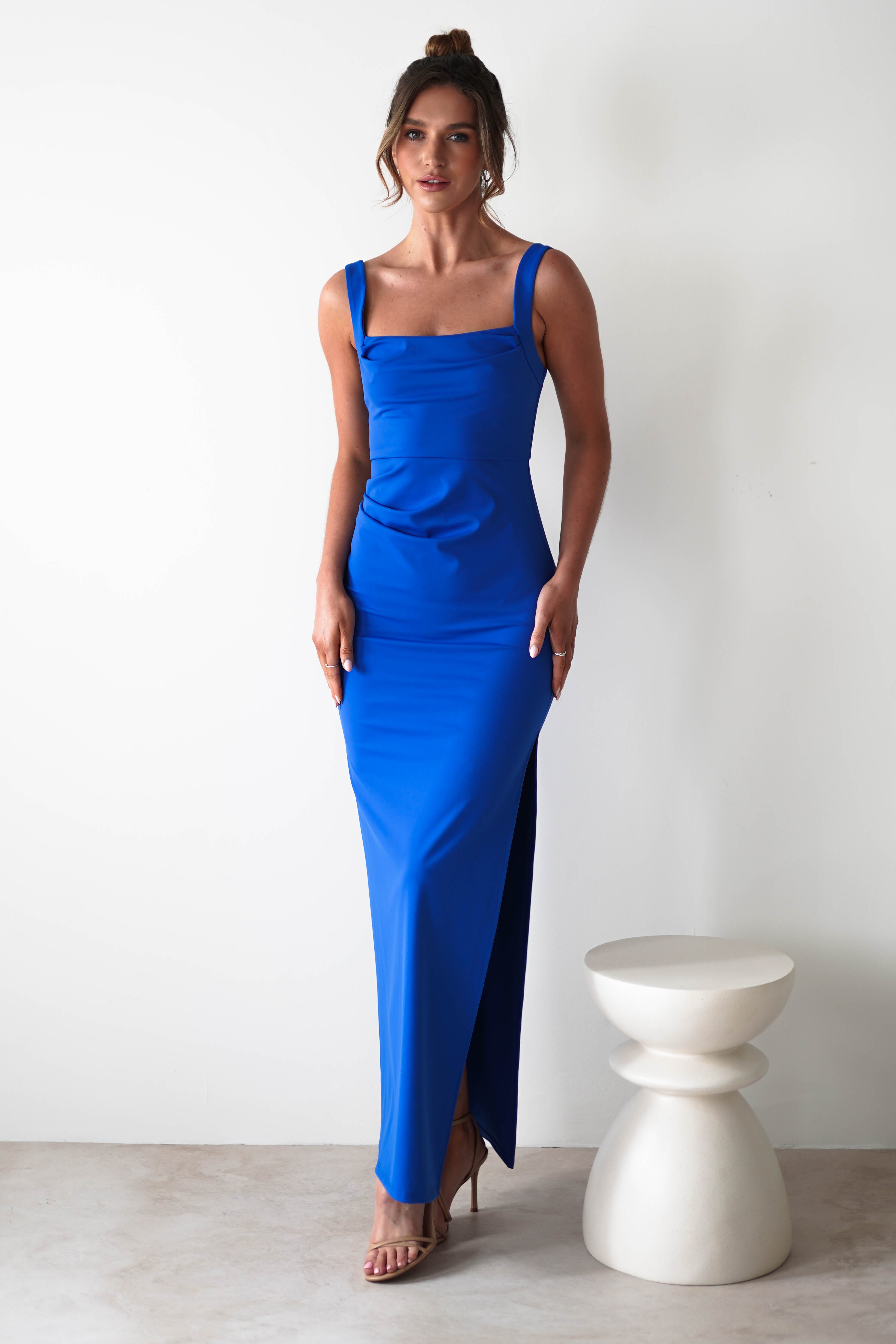 Peta Bodycon Maxi Dress | Cobalt Blue