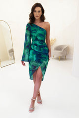 Florah Printed Midi Dress | Mixed Print