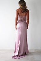 Theodora Strapless Embellished Gown | Mauve | Debs & Prom | Formal Gown | Oh Hello Clothing