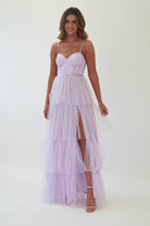 Geeniva Tulle Maxi Dress Lavendar | Wedding Guest Dress | Maxi | Oh Hello Clothing