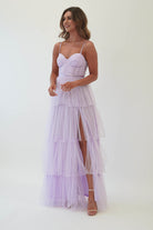 Geeniva Tulle Maxi Dress Lavendar | Wedding Guest Dress | Maxi | Oh Hello Clothing