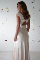 Ramona Soft Satin Maxi Dress | Champagne | Graduation | Bride To Be Hen Dress | Oh Hello Clothing