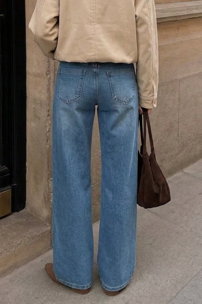 ANA & LUCY TROUSERS Enelia Wide Straight Jeans