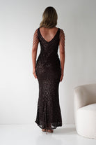 Fayette Embellished Sequin Gown | Brown | Debs & Prom | Oh Hello Clothing