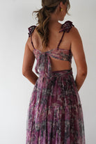 Flirtini Floral Tulle Maxi Dress Mixed Print | Wedding Guest Dress | Maxi | Oh Hello Clothing