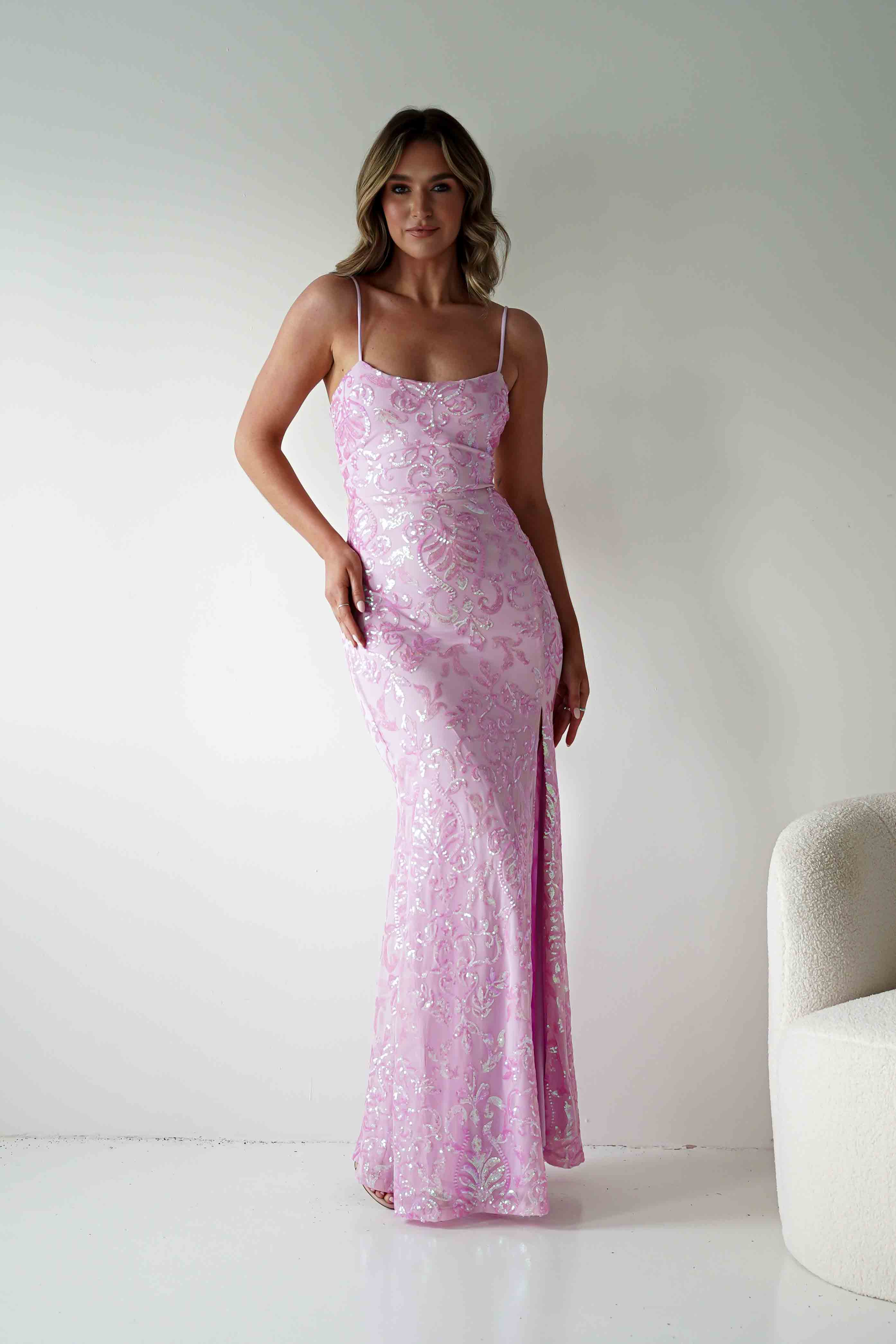 Gabby Sequin Bodycon Maxi Gown | Pink | Prom Dress Oh Hello Clothing Gabby Sequin Bodycon Maxi Gown | Pink | Prom Dress Oh Hello Clothing