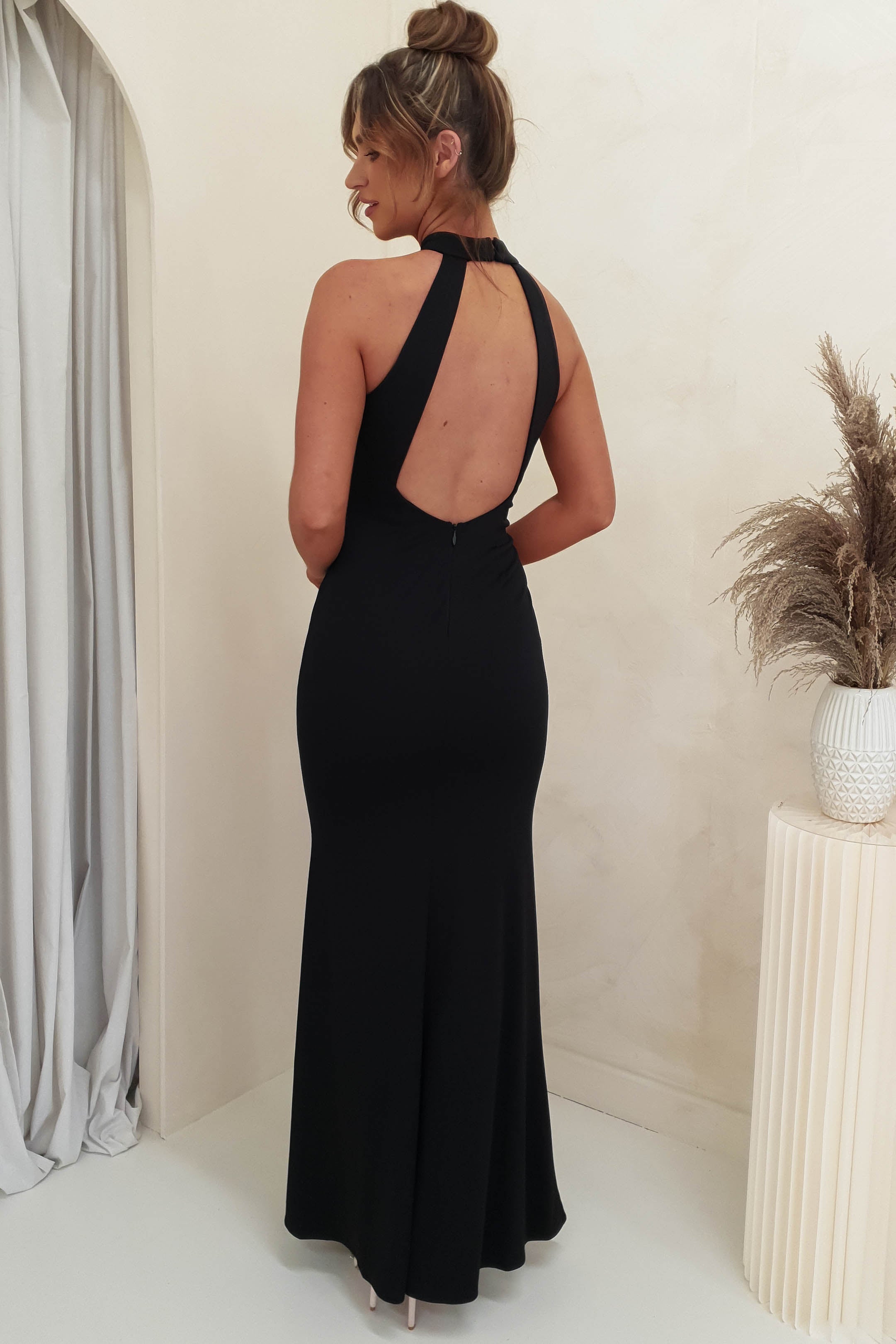 Gabriella Bodycon Maxi Dress | Black