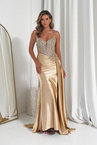 Oh Hello Clothing Dresses 1*DONE -CINDERALLA-CD722- GOLD GOWN