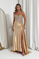 Oh Hello Clothing Dresses 1*DONE -CINDERALLA-CD722- GOLD GOWN