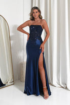 Oh Hello Clothing Dresses 1*DONE -CINDERALLA-C168- NAVY GOWN