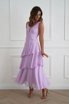 Oh Hello Clothing Women > Clothing > Dresses Karey Tiered Maxi Dress | Lilac