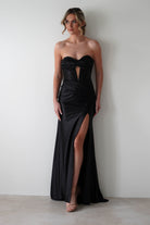 Karra Bodycon Strapless Gown | Black | Debs & Prom | Formal Gown | Oh Hello Clothing