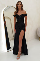 Khacy Embellished Gown | Black | Debs & Prom | Formal Gown | Oh Hello Clothing