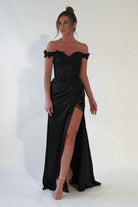 Khacy Embellished Gown | Black | Debs & Prom | Formal Gown | Oh Hello Clothing