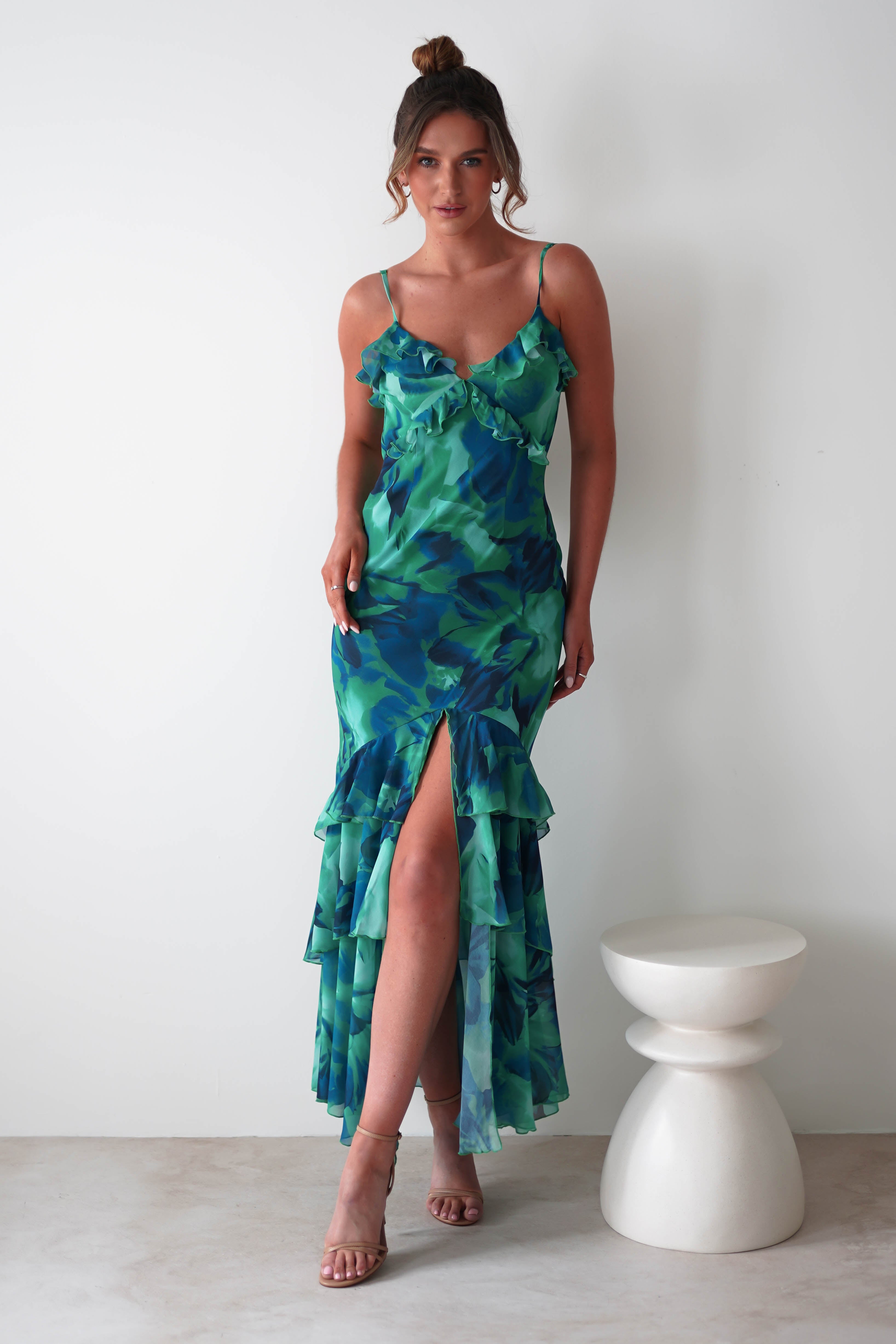 Tahiti Printed Maxi Dress | Mixed Print