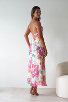 Larah Floral Maxi Dress Yellow/Pink Print | Wedding Guest Dress | Maxi | Oh Hello Clothing