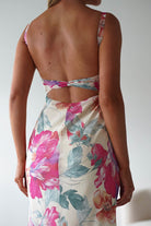 Larah Floral Maxi Dress Yellow/Pink Print | Wedding Guest Dress | Maxi | Oh Hello Clothing
