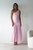 Larson Bodycon Maxi Dress Pink | Wedding Guest Dress | Bodycon | Maxi | Oh Hello Clothing