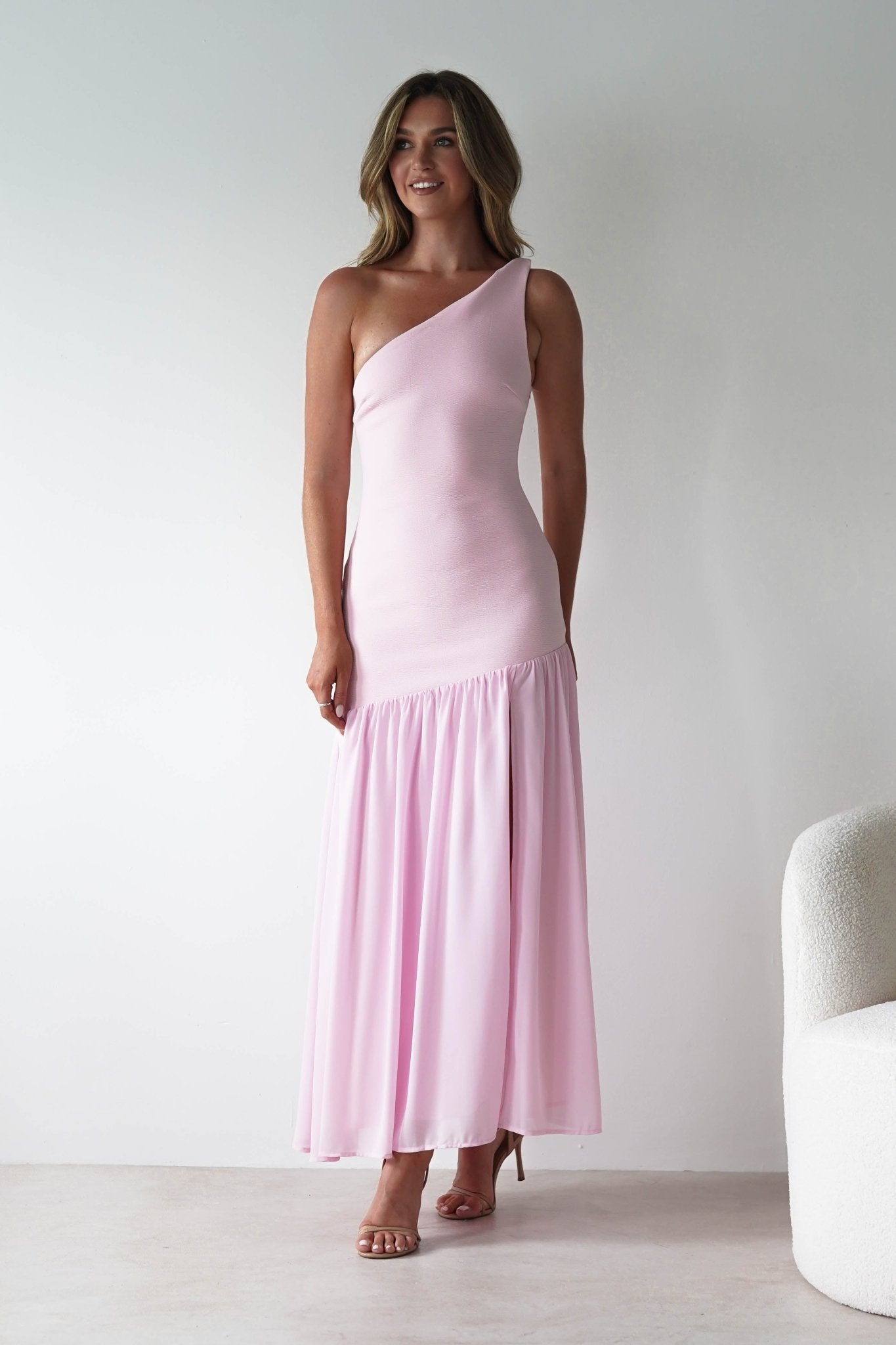 Larson Bodycon Maxi Dress | Pink | Oh Hello Clothing | XS (6)