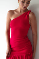 Larson Bodycon Maxi Dress Red | Wedding Guest Dress | Bodycon | Maxi | Oh Hello Clothing