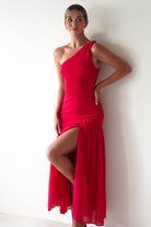 Larson Bodycon Maxi Dress Red | Wedding Guest Dress | Bodycon | Maxi | Oh Hello Clothing
